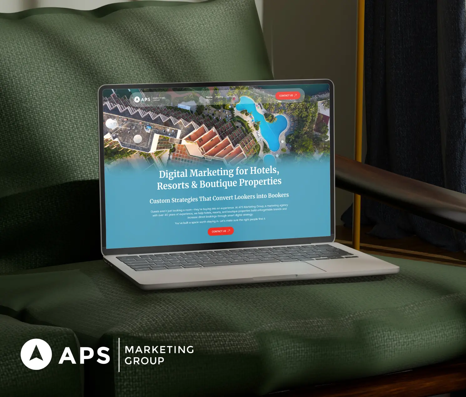 APS Marketing - UI/UX design thumbnail