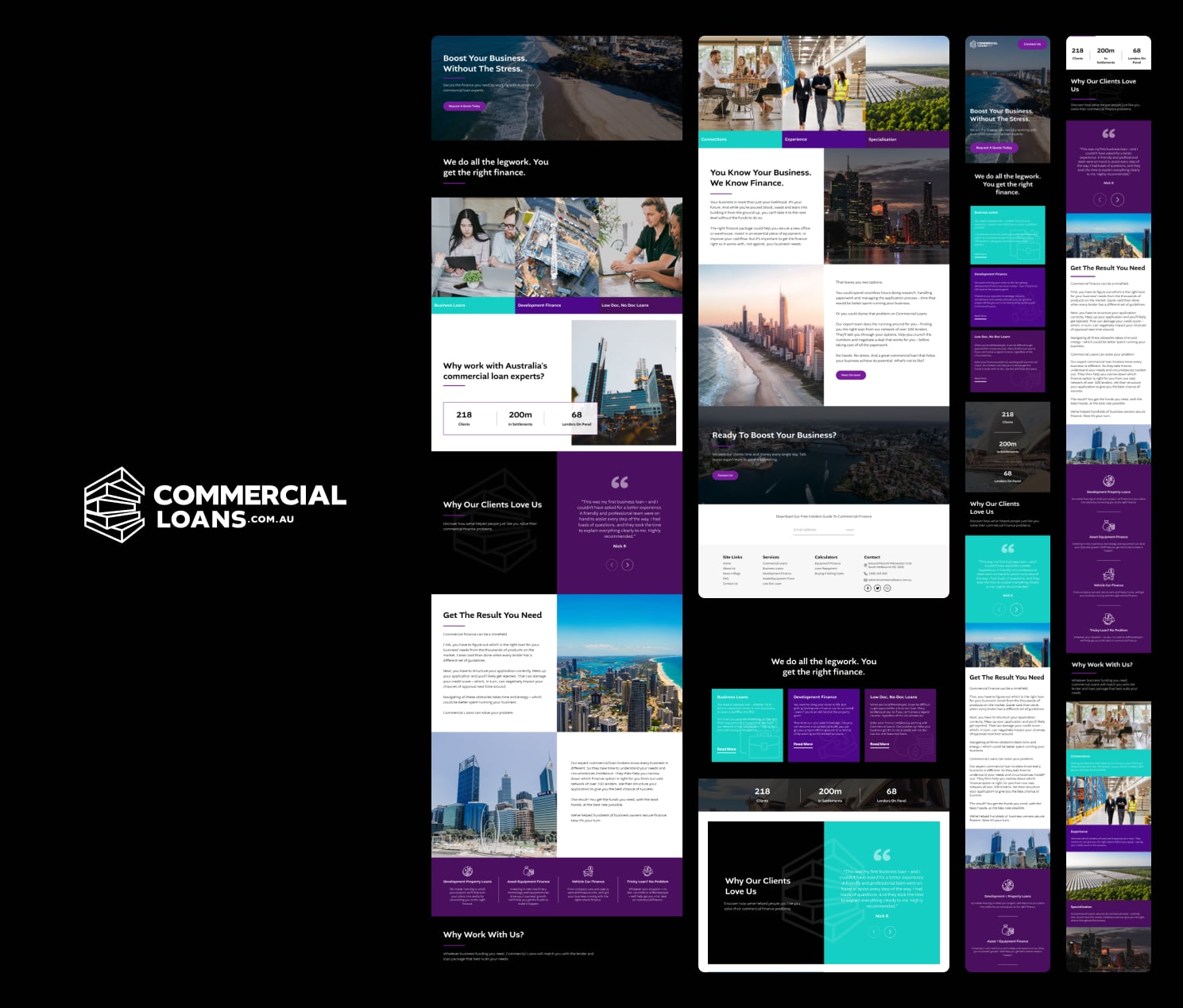 Commercial Loans - UI/UX design thumbnail