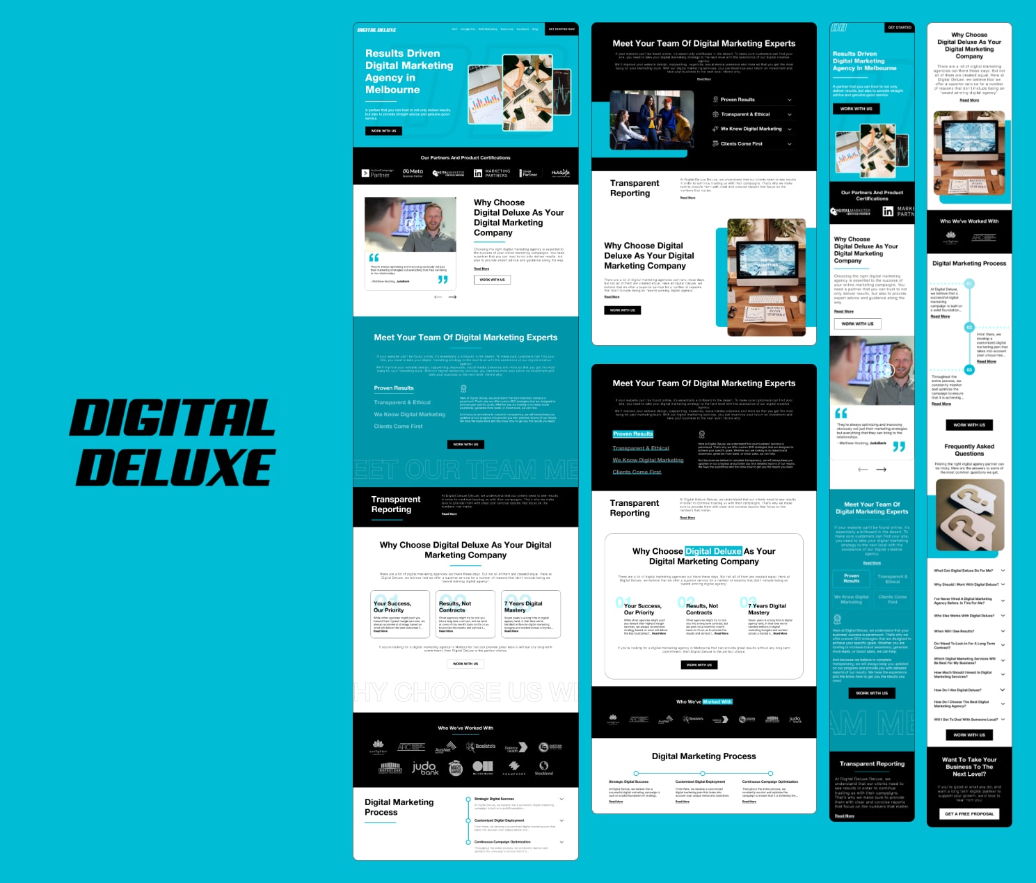 Digital Deluxe - UI/UX design thumbnail