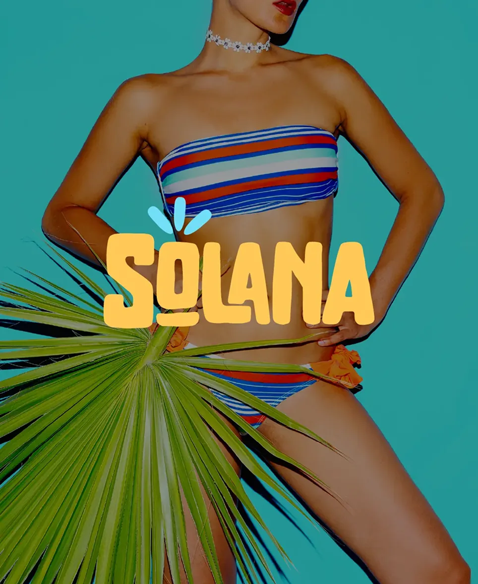 Solana swimwear brand design
