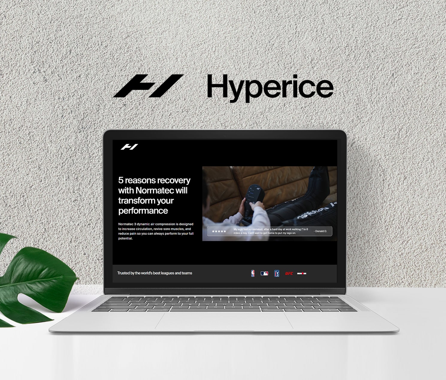 Hyperice - UI/UX design thumbnail