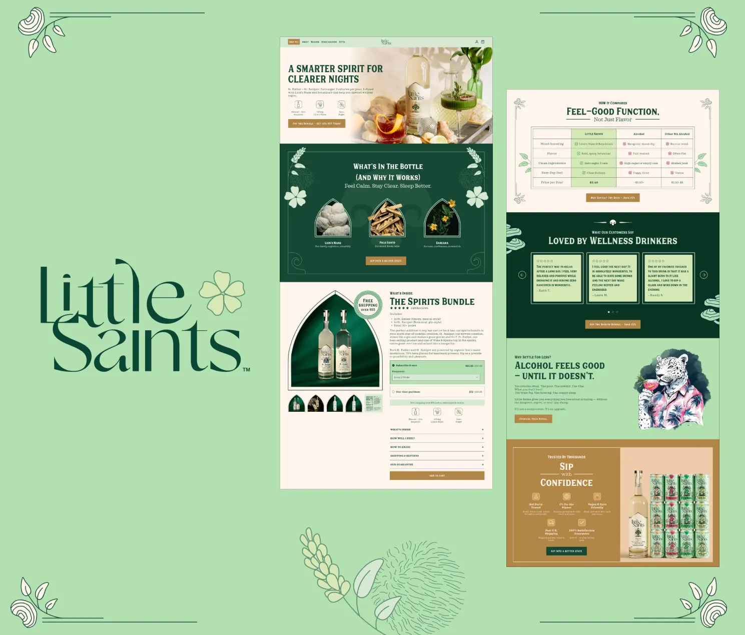 Little Saints - UI/UX design thumbnail