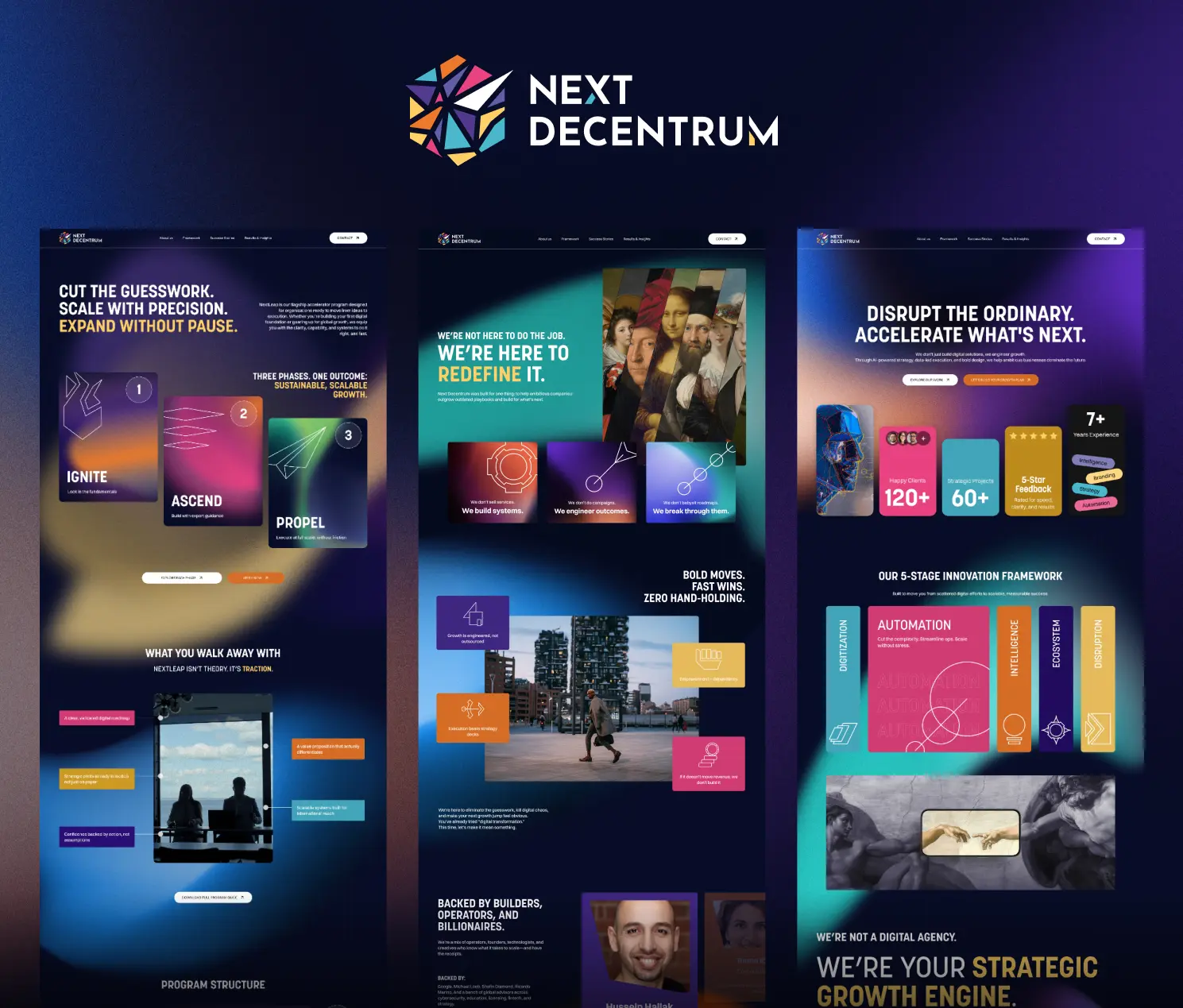 Next Decentrum - UI/UX design thumbnail