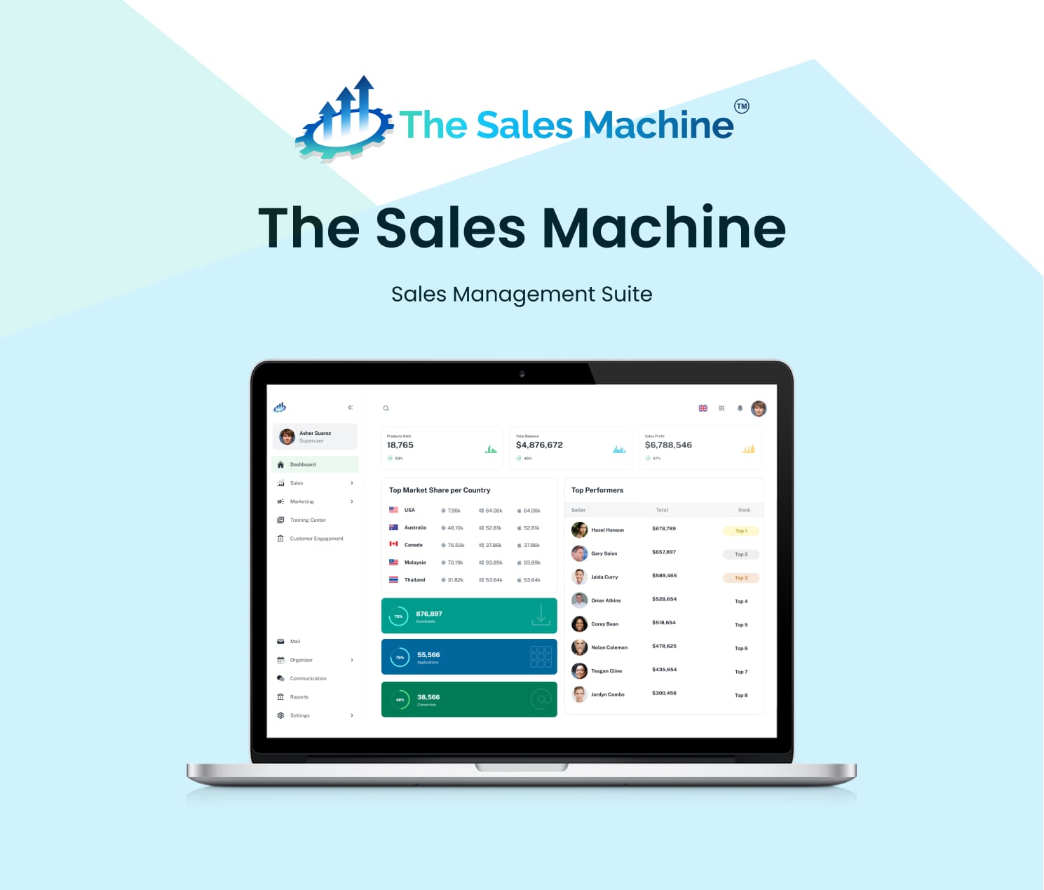 The Sales Machine - UI/UX design thumbnail